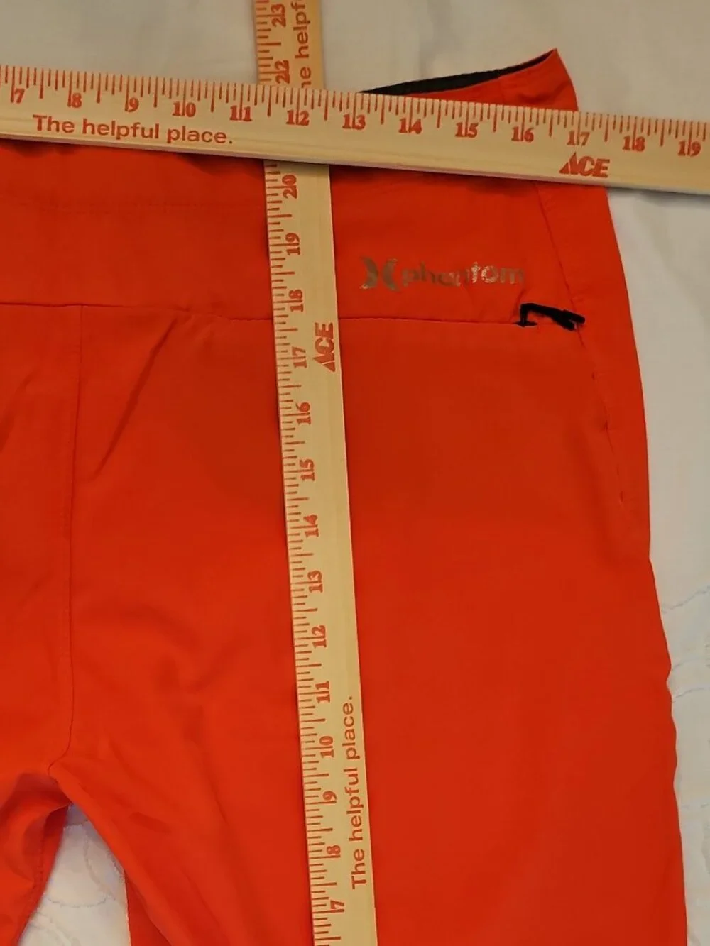Hurley Phantom Board Shorts Men's 32 Red Swim Trunks Drawstring Pockets Beach
